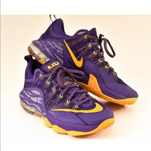 Nike Lebron 12 XII Low Promo/Sample LSU Tigers